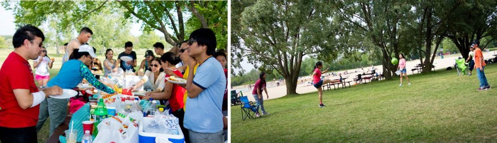 Lunch time and Pinoy Football